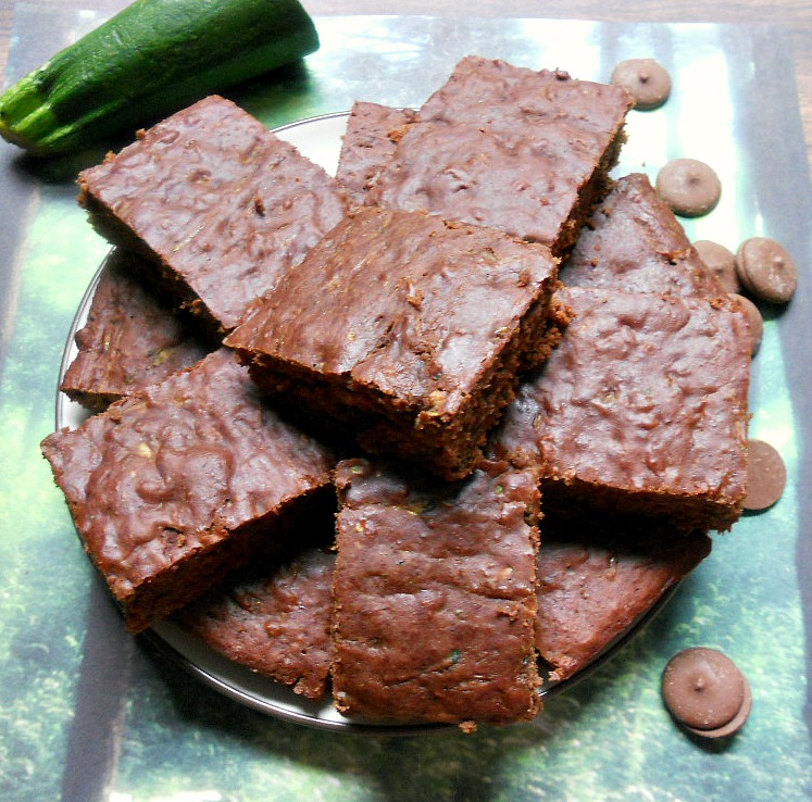Gooey, Chocolatey, Zucchini Brownies (Vegan) HezziD's Books and Cooks