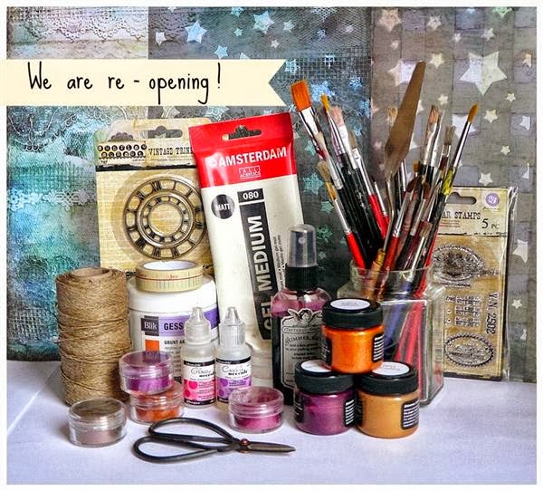 Finnabair Our new "baby" Mixed Media Place online store has arrived!