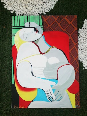El sueño de Picasso El sueño de Picasso, a témpera