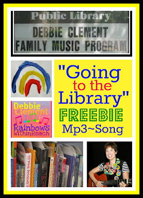 photo of: FREE Mp3 of Debbie Clement's Song "Going to the Library" 
