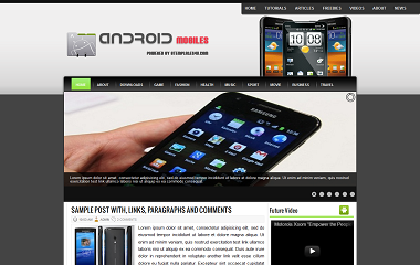 Android Mobiles Blogger Template
