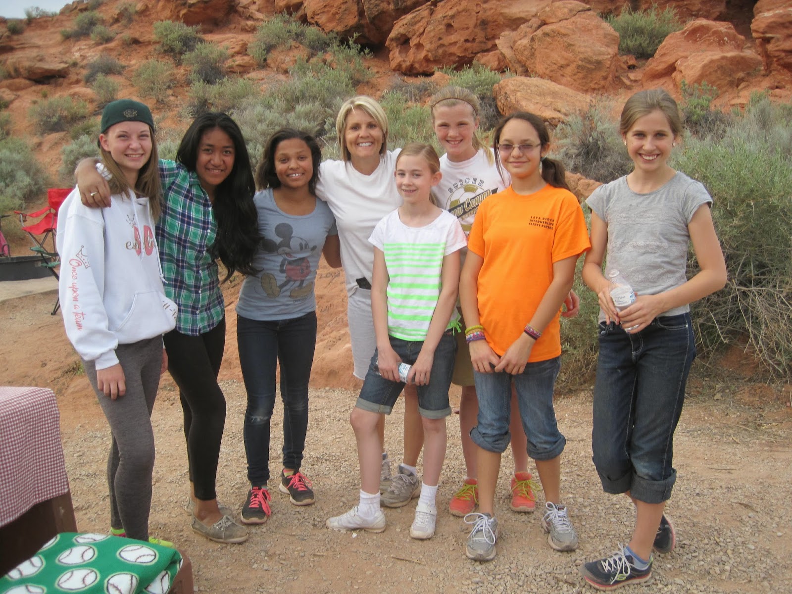 the call family The time we took our Young Women's group camping.