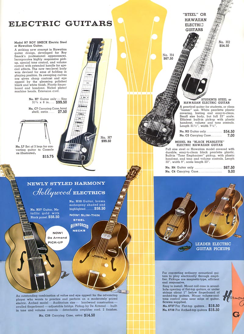Speedboys Harmony guitars/ Harmony best database