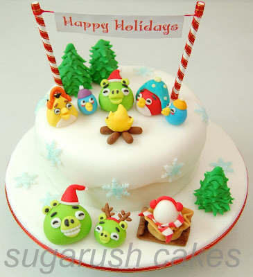 Angry Birds Cake from Sugarush Cakes and Pastries