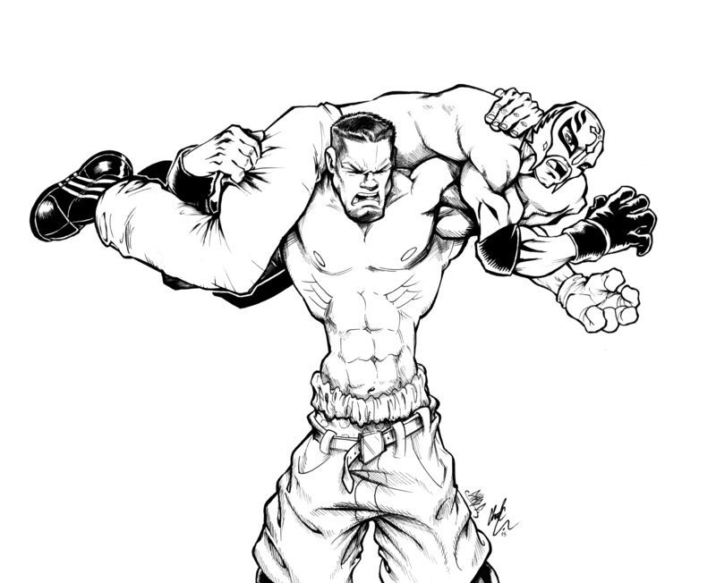 John Cena Colouring