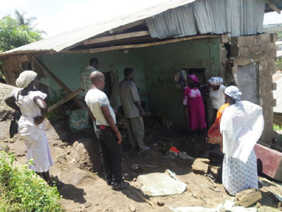 How rock crushed a mother and her three children to death in Abeokuta How rock crushed a mother and her three children to death in Abeokuta
