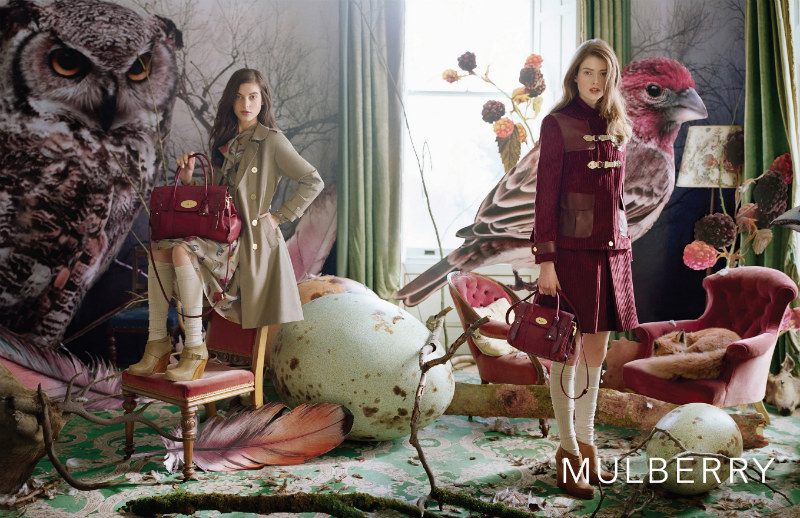 Mulberry Autumn/Winter 2011 Campaign by Tim Walker starring Tati Cotliar and Julia Saner