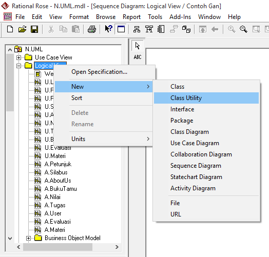 Cara Membuat Sequence Diagram Dengan Rational Rose | cara membuat diagram sequence dunia informasi Cara Membuat Sequence Diagram Dengan Rational Rose | cara membuat diagram sequence dunia informasi
