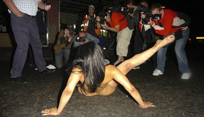 Sick Female flasher