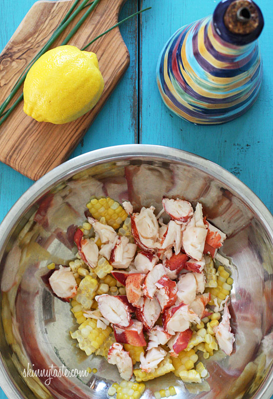 Chilled Lobster Salad with Sweet Summer Corn and Tomatoes Lobster Salad with Sweet Summer Corn Chilled Lobster Salad with Sweet Summer Corn and Tomatoes