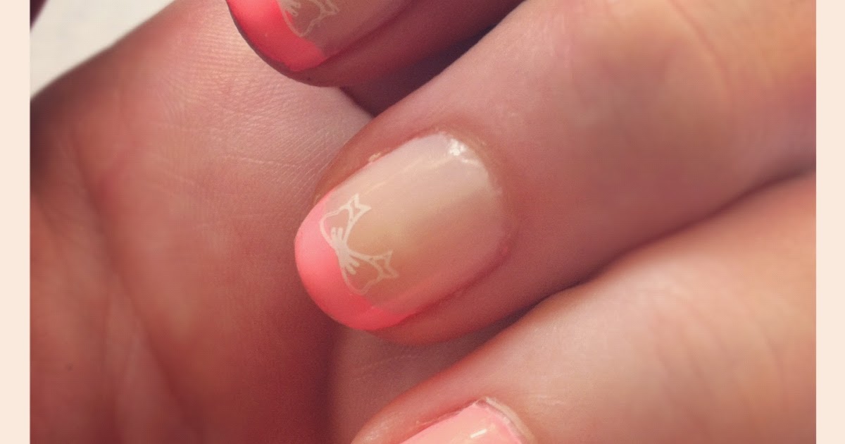 French Manicure with Stamping on Pinterest - wide 9