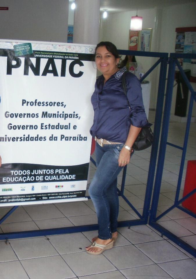 Orientadora do PNAIC em Baraúna Participou de Formação em Campina Grande 