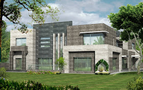 3D Front Elevation.com: Valancia Modern Contemporary House Design ...