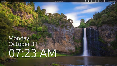 Conky Metro Clock, Fedora, GDM Themes, Linux, Ubuntu