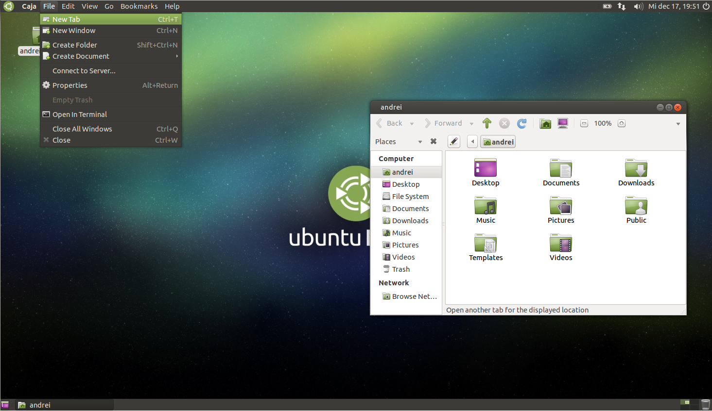 Get A Global Menu In MATE 1.8 Or 1.10 With TopMenu (PPA For Ubuntu And