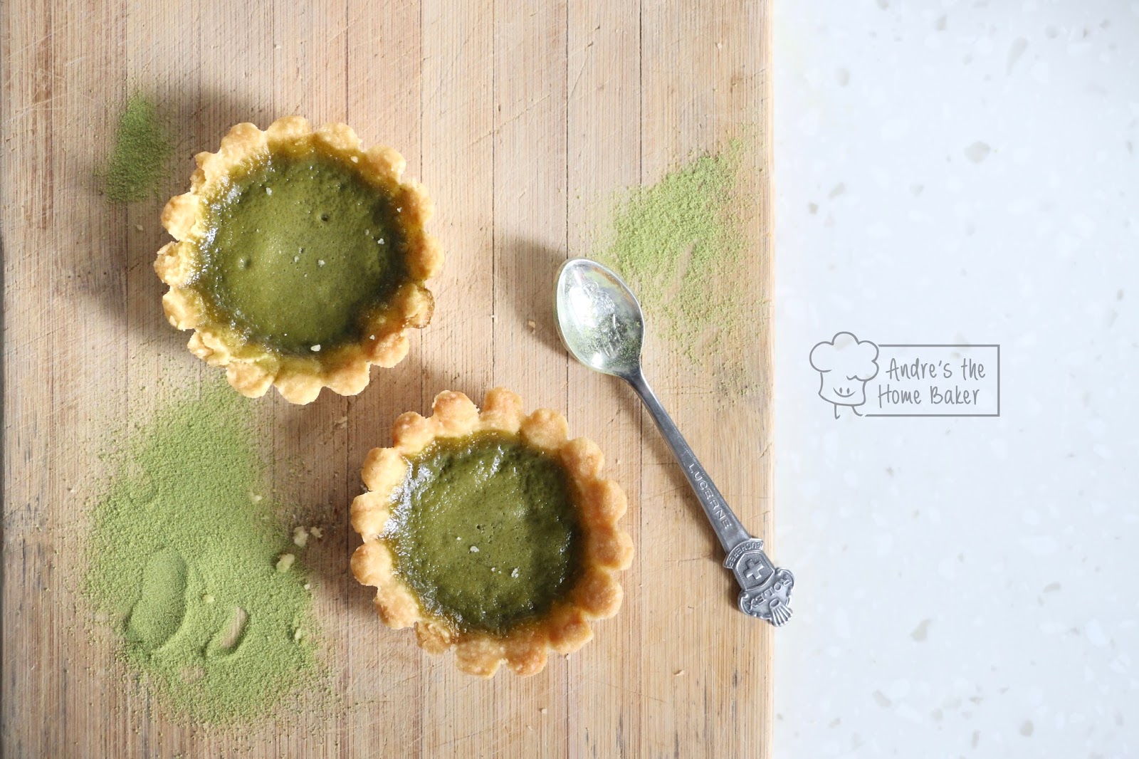 Andre's the Home Baker ♥ Matcha Tart ♥