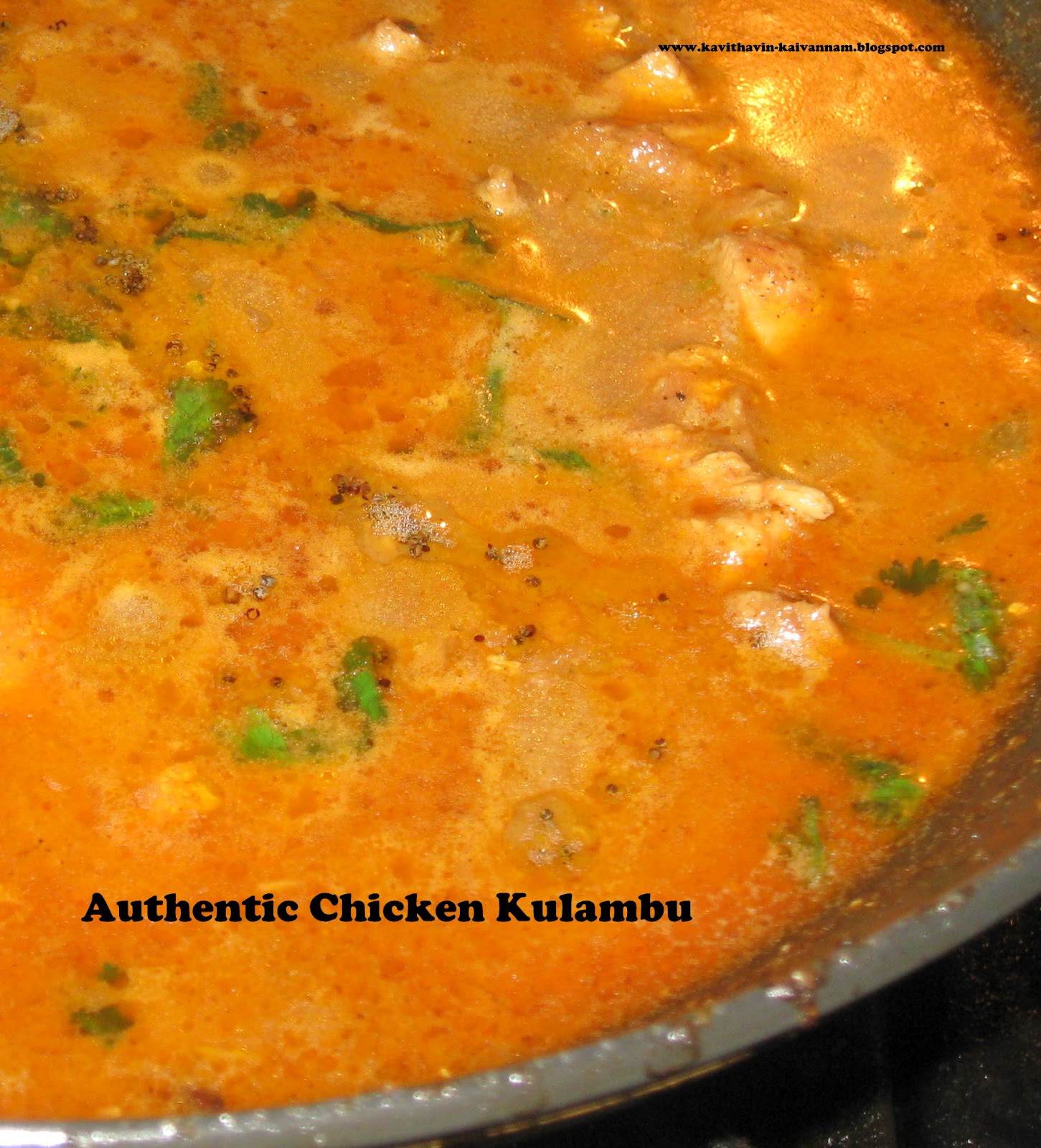 Kavi's Kitchen Authentic Chicken kulambu