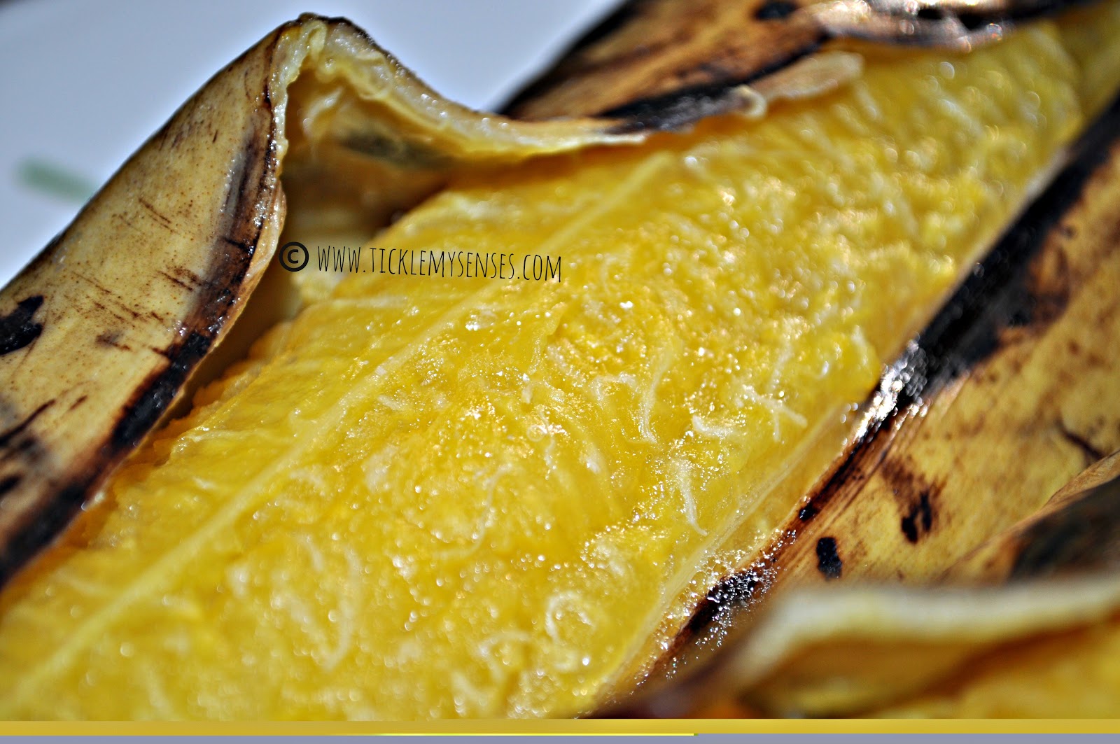 Tickle My Senses Steamed Bananas, Steamed Nendran Bananas.