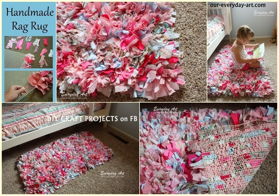 Diy Handmade Rag Rug Tutorial Craft Projects Diy Handmade Rag Rug Tutorial
