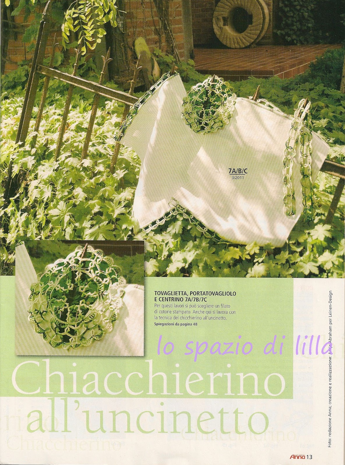 Lo spazio di lilla: il chiacchierino con l'uncinetto: vi va di ...