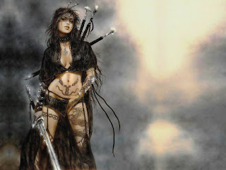 Warrior woman fantasy art