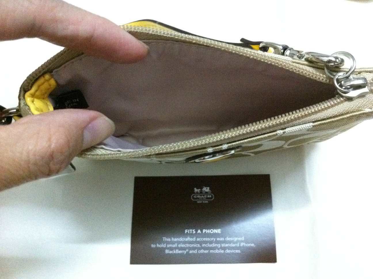 coach wristlets x2