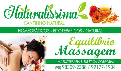 NATURALÍSSIMA - EQUILÍBRIO MASSAGEM