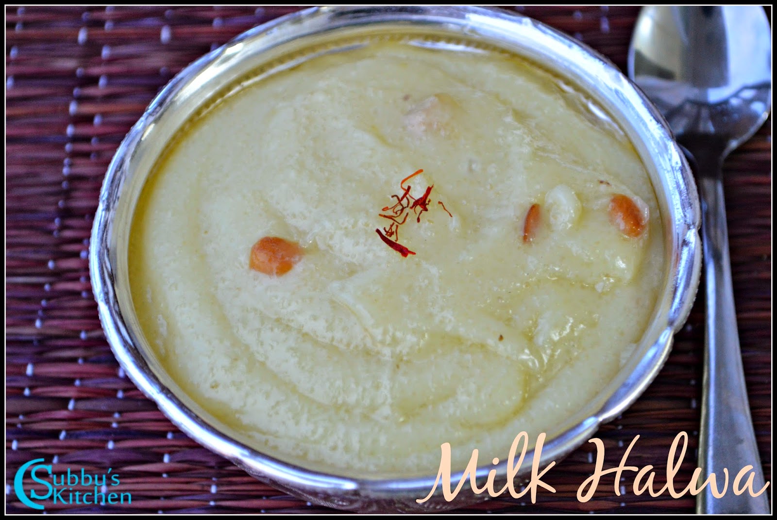 Milk Halwa Recipe (Paal Halwa) Subbus Kitchen