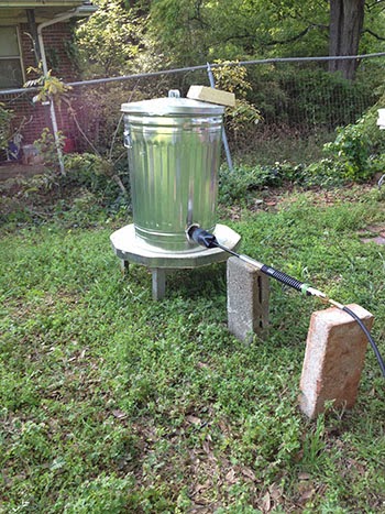 Portable Raku Kiln by Lori Buff Home Made Raku kiln by Future Relics Gallery