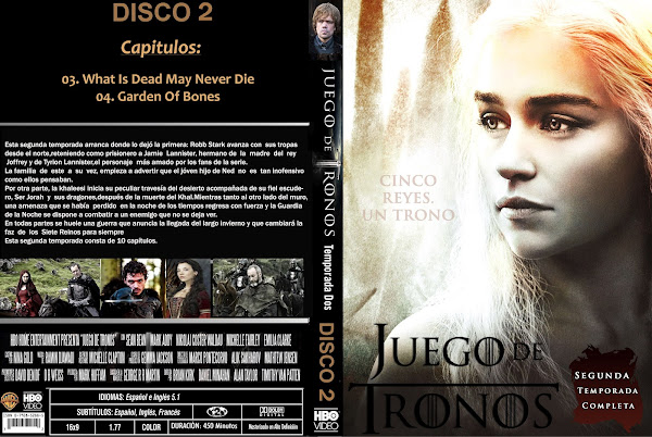 juego de tronos temporada 2 portada