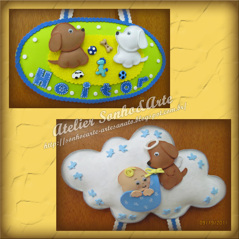 Atelier Sonho&Arte Enfeite de porta de quarto de beb? Enfeites Para Quarto De Bebe De Eva ~ Atelier Sonho&Arte Enfeite de porta de quarto de beb?