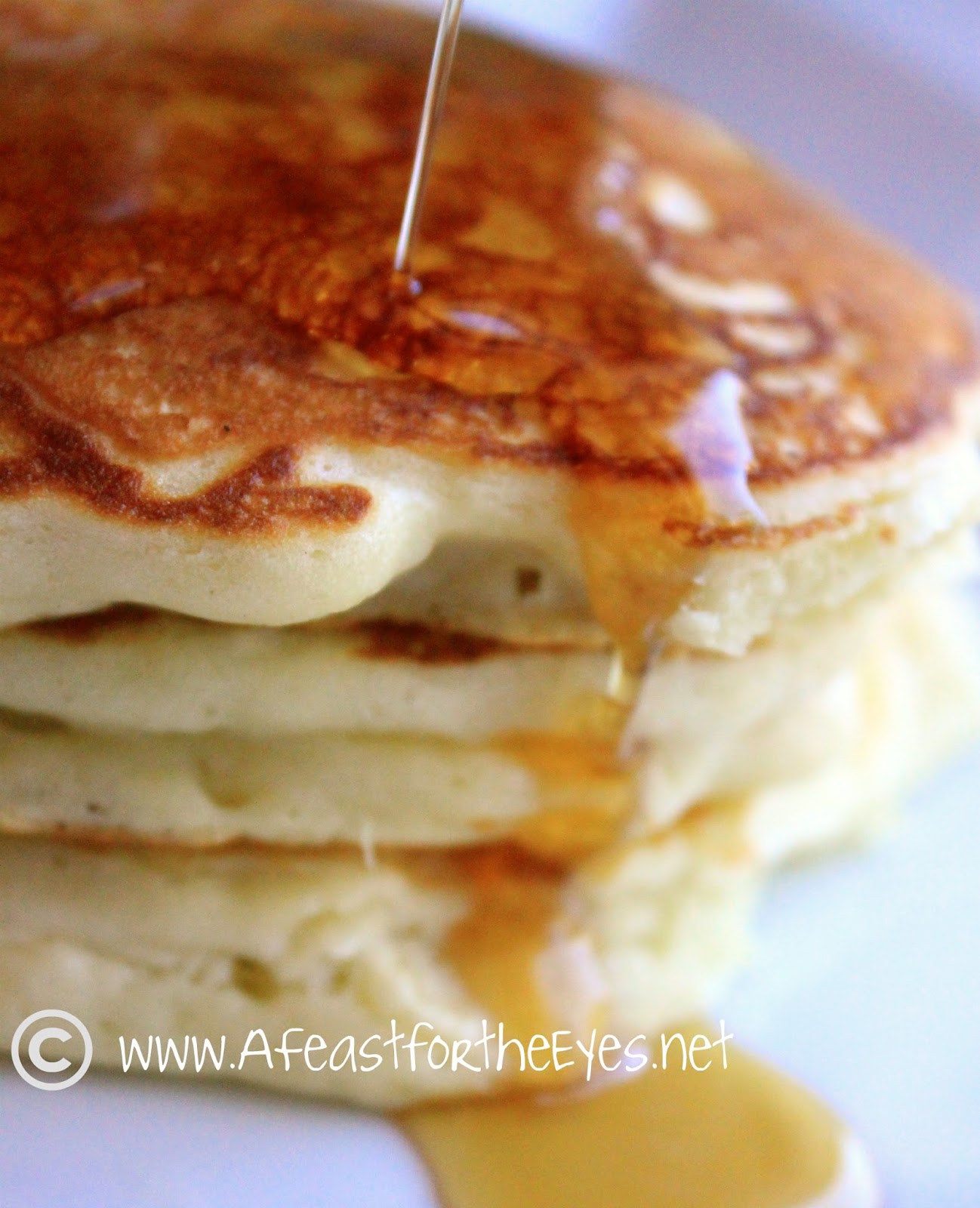 Fluffy Buttermilk Pancakes for Two A Feast For The Eyes