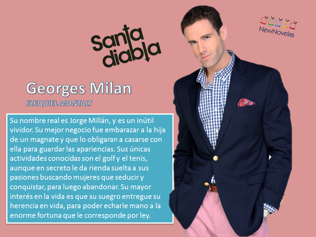 New Novelas: Personajes de "Santa Diabla"