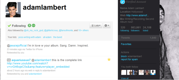 AdamBertDaily Blog Personal Win!