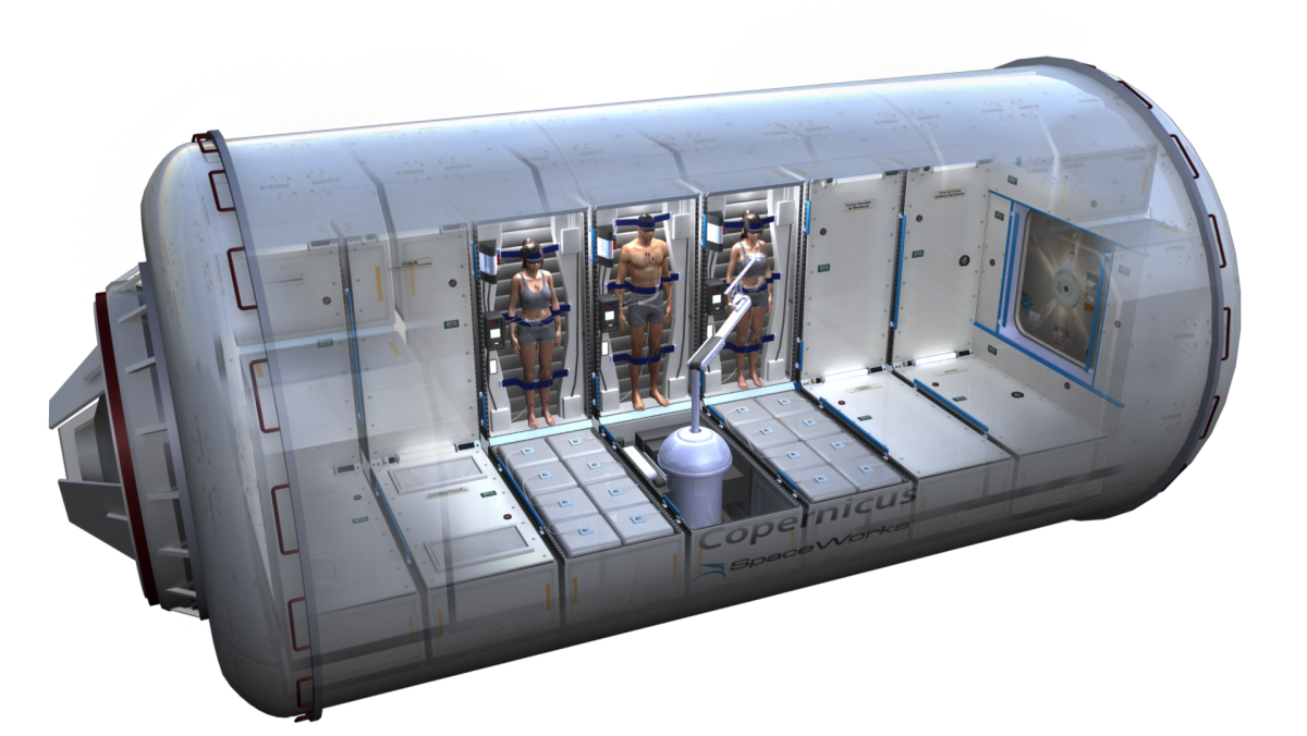 SPACE TORPOR Preview of the baseline zeroG habitat!