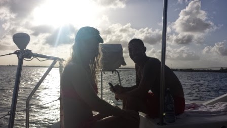 Remaxvipbelize: Hayley and Gari right before sunset