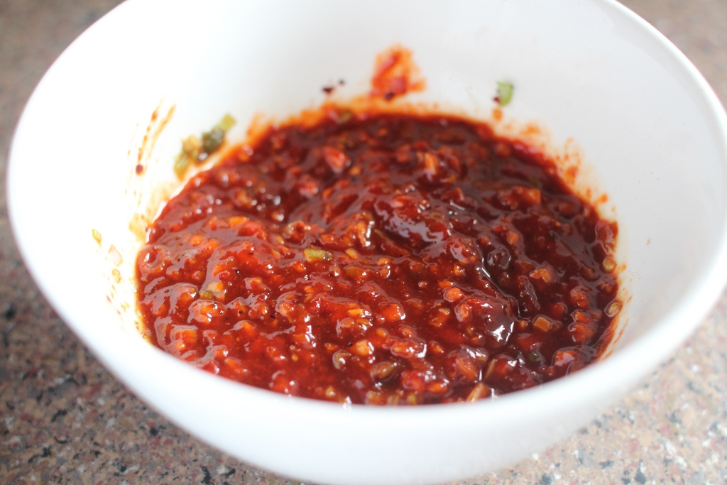 Food Endeavours of the Blue Apocalypse Korean Chilli Chicken Stir Fry