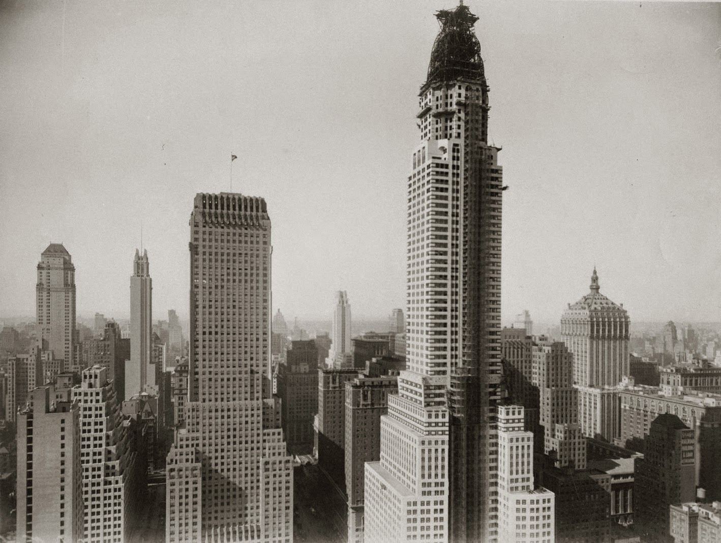 Amazing Historical Photo of Chrysler Building in 1929 