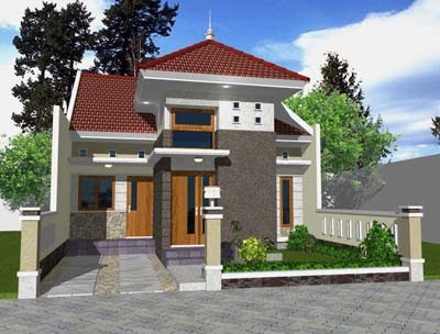 model rumah satu lantai on Rumah Dijual ( Type 72 m2/LT 120 m2 ) Lokasi Gedong Kuning JEC ( 2unit ...