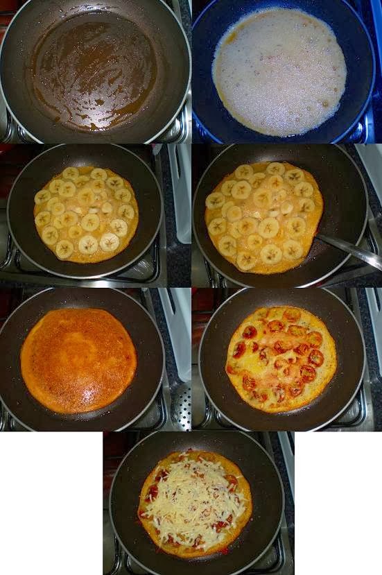 omelete com banana e queijo Receita de omelete com banana e queijo