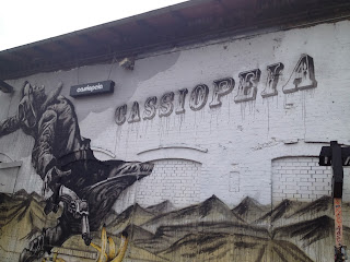 Berlin street art cassiopea