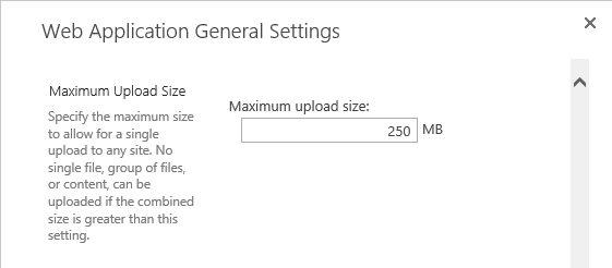 increase maximum file upload size in sharepoint 2013 sharepoint diary sharepoint file size limit