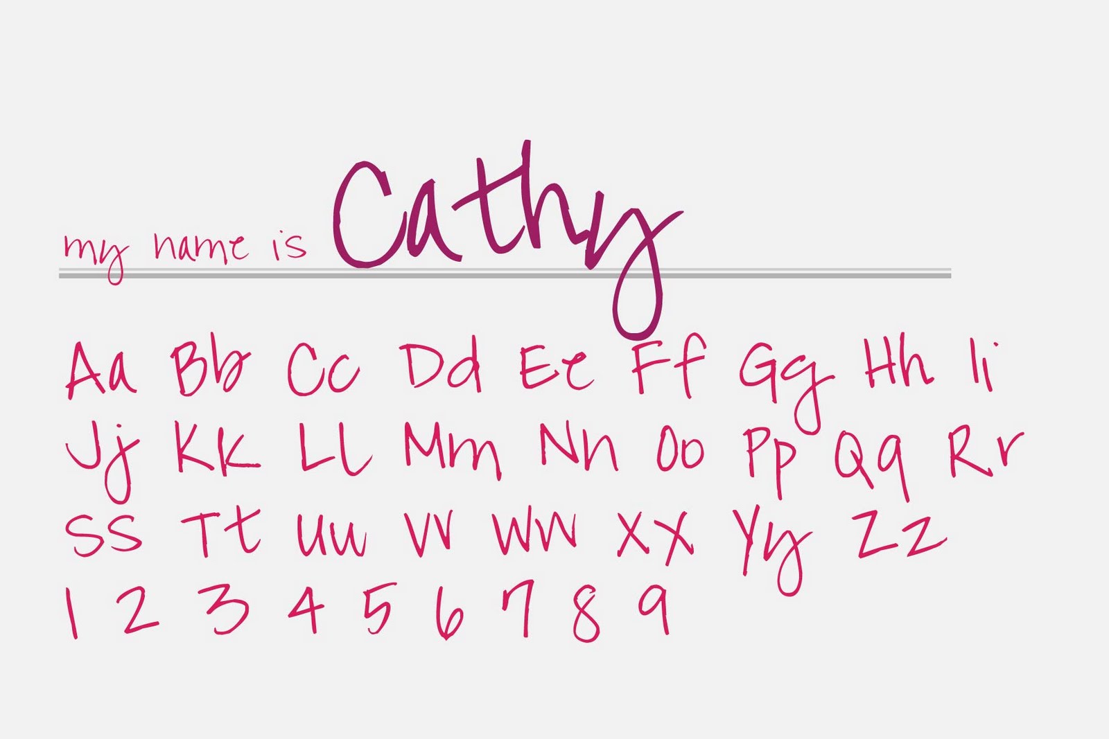 font love handwriting ashlee proffitt font writing