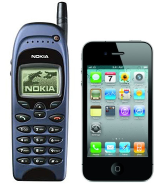 minelab explorer xs Nokia+6150+vs+iPhone+4