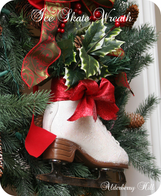 Alderberry Hill: Ice Skate Wreath