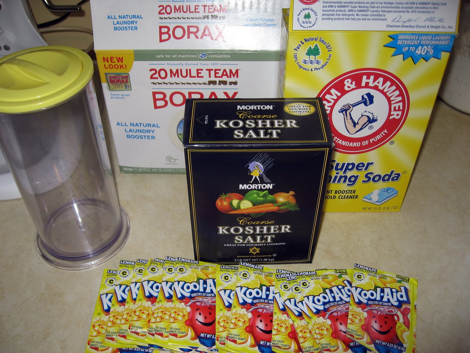 Homemade Dishwasher Detergent