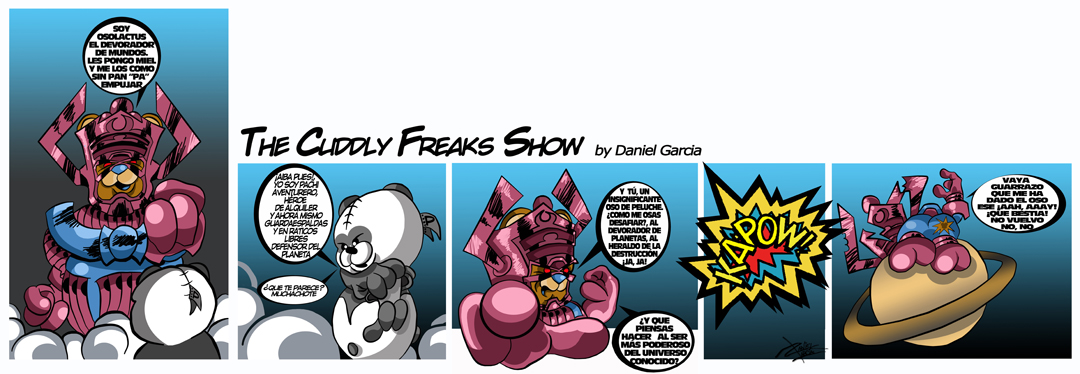 The Cuddly Freaks Show Tira 17: ¿ Devorador de mundos ?