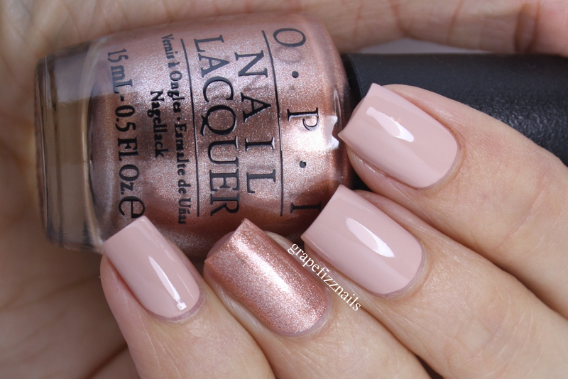 Grape Fizz Nails OPI Tiramisu for Two Accent Nail