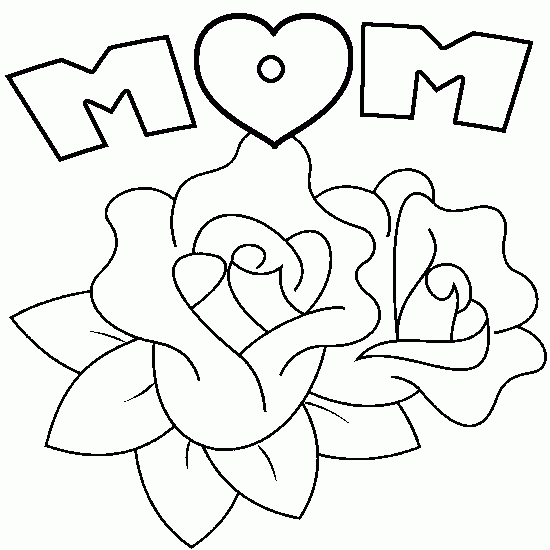 Mother's Day Coloring Pages