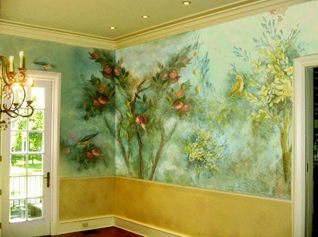 Decorative Painting Techniques for Interior Walls ~ Wall Painting Ideas